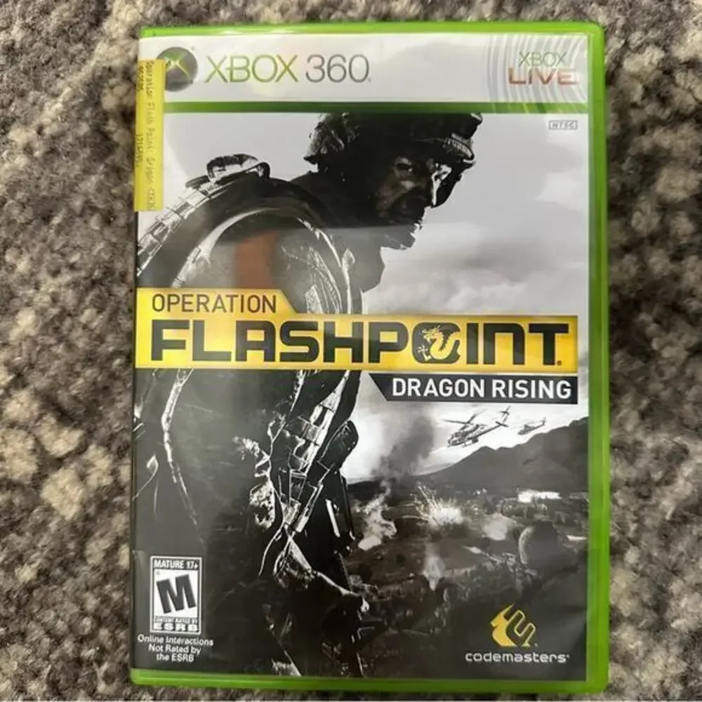 Microsoft XBOX 360 Operation Flashpoint Dragon Rising Game w Manual TESTED WORKS